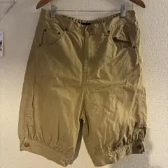 BIT BLUEベージュ バルーンハーフパンツのサムネイル