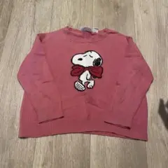 UNIQLO ユニクロ　スヌーピー　セーター　ピンク　100cm
