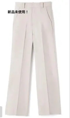 新品未使用！GRL センタープレスストレートパンツ[ai07]