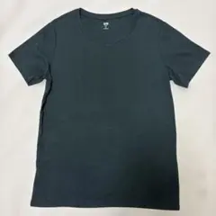 UNIQLO スーピマコットンクルーネックTシャツ ブラック XLのサムネイル