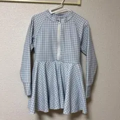1枚で着られるオールインワン　ラッシュスイムワンピース　110cm