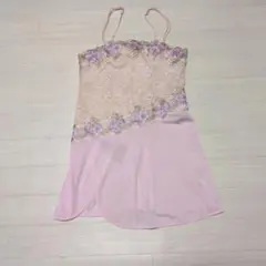 サルート♥花柄レース キャミソール ピンク ワコール　レディースのサムネイル