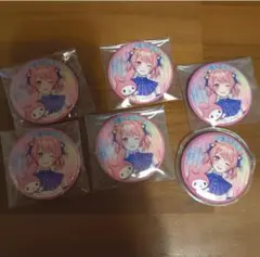 【値下げ】カラフルピーチ　のあさん　サンリオ缶バッジ