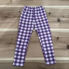 《美品》BREEZE ☆ チェック長ズボン 120cm