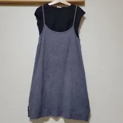 Tシャツ  キャミソールワンピ  セット  GU  130