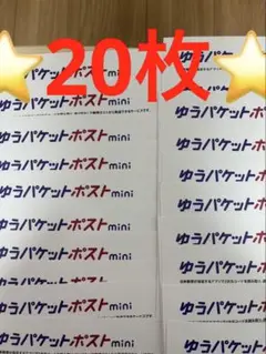 ゆうパケットポストmini 専用封筒 20枚セットその133