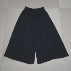 UNIQLO プリーツ ガウチョパンツ ブラック M