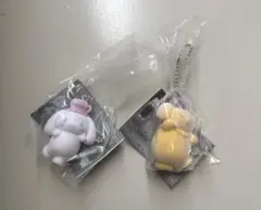 サンリオ　ミニチュアチャーム　ライブキャラクター　ポムポムプリン　シナモロール