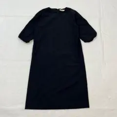 MONCLER 半袖ワンピース ブラック ベルト付き XS - メルカリ