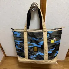 V12　カモフラ柄　大き目トートバッグのサムネイル