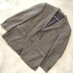 CAFE SOHO カシミヤ混 テーラードジャケット サイズAB5 グレー
