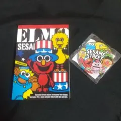 セサミストリート メモ帳 ・USJ 缶バッジ