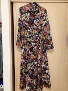 FRAY I.D 花柄長袖シャツワンピース サイズ0