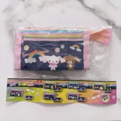 【匿名／即日発送】デニムペンケース風ポーチキーホルダー シュガーバニーズ