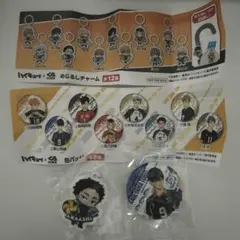 ハイキュー　くら寿司　めじるしチャーム　缶バッジ　赤葦京治　影山飛雄
