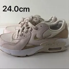 NIKE ナイキ エアマックス エクシー 24.0cm 淡ピンク レディース