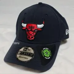ニューエラ キャップ 帽子 9FORTY ブラック 黒 レッド 赤 シカゴブルズ