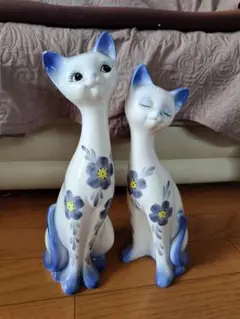 猫の置物 セット