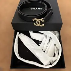 美品CHANEL ココマーク レザーベルト❣️のサムネイル