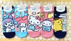 サンリオ　お洗濯柄　靴下　ソックス　5足セット