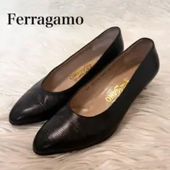 Ferragamo 黒　パンプスのサムネイル