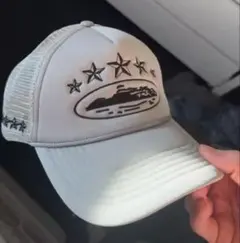 corteiz コーテイズ 似 メッシュキャップ ホワイト 白 drip UK