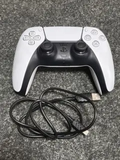 PlayStation 5 コントローラー ホワイト/ブラック USBケーブル付