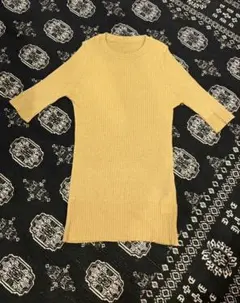 Demi-Luxe BEAMS / ラメリブ 5分袖 ニットのサムネイル