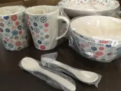 アテニア　バンブーファイバー食器　エコバッグ　ブランケット　水筒　トートバッグ等