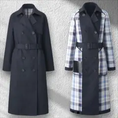 ユニクロ JW ANDERSON リバーシブル トレンチコート ダブルブレスト
