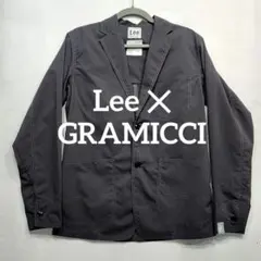 レア Lee GRAMICCI コラボ テーラードジャケット グレー Wネーム
