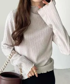 【GeeRA】前後２wayメロウハイネックカットソーXL