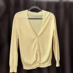 UNIQLO イエローカーディガン 長袖