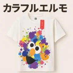 新品未使用品　Champion カラフルエルモ Tシャツ Lサイズ