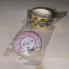 ちいかわ　くら寿司　マスキングテープ　缶バッジ　セット