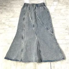 【新品タグ付き】MoNiLE モニーレ　デニムマーメイドスカート スコットクラブ