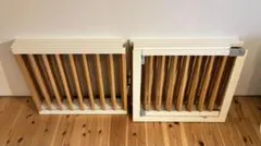 WOOD PARTITION FLEX-木製ベビーサークル 折りたたみ式 - メルカリ