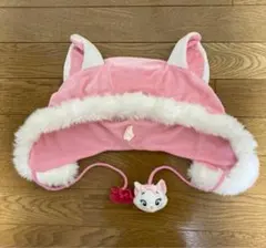 廃盤品ディズニー マスコット付き マリーちゃんファンキャップ