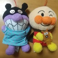 アンパンマン ばいきんまん ぬいぐるみセット