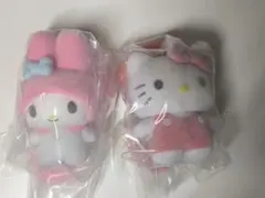 サンリオ カラフルカラビナマスコットチャーム　マイメロディ ハローキティ