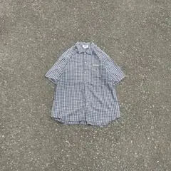 90s Piko 半袖シャツ マドラスチェック メンズ Y2K ロゴ刺繍のサムネイル