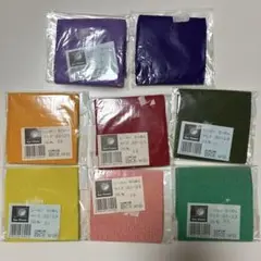 新品！ちりめん生地　ちりめん　32x23cm 無地　8色セット