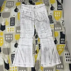 ケミカルウォッシュ opiumフレアデニムパンツ