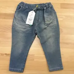 Smoothy デニム風パンツ ストレッチ ウエストゴム 男の子 おしゃれ