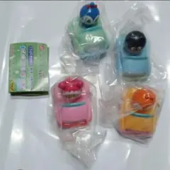 【め-9】それいけ！アンパンマン4 てころがしわくわくカー 4種 セミコンプ