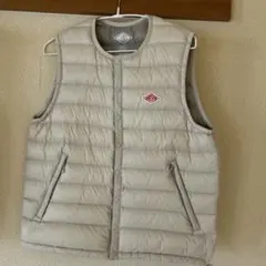 DANTON キルティングダウンベスト 36 オフホワイト