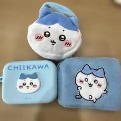ちいかわ ハチワレ　ぬいふわトートミニ　ふわふわミニポーチ　ミニシリコンポーチ