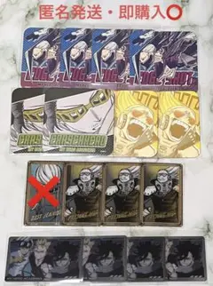 僕のヒーローアカデミア　原画展　アートコースター　箔押しクリアカード　まとめ売り