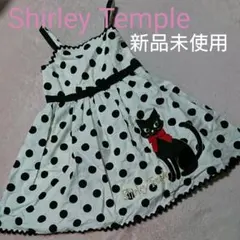 【新品未使用タグ付】ShirleyTemple◆１２０◆ワンピ◆黒猫◆JSK