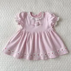 メゾピアノ　立体うさぎ　チュニック　ワンピース 100